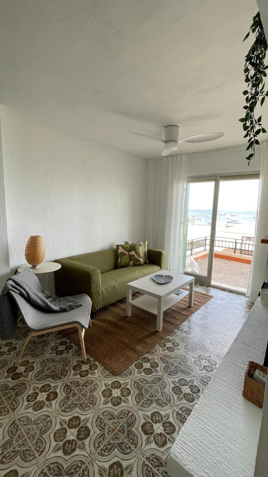 Charming Beachfront Apartment Murcia Exterior foto